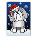 Kawaii Lowchen Christmas Card