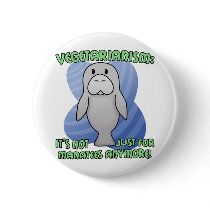 Kawaii Manatee buttons by ZoologicallyInclined Kawaii Manatee buttons