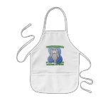 Kawaii Manatee Kids Apron
