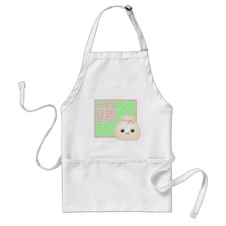 Kawaii Manju Bean Jam Dumpling Apron apron