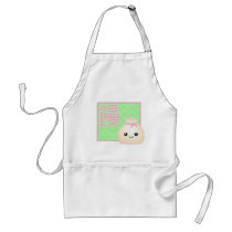 Kawaii Manju Bean Jam Dumpling Apron by megakawaii Kawaii Manju Bean Jam Dumpling Apron