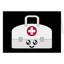 KAWAII MEDICAL NURSE BAG HAPPY FACE cards