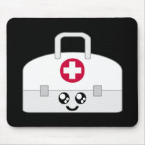 KAWAII MEDICAL NURSE BAG HAPPY FACE mousepads