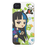 Kawaii Mika the Punk Girl Panda 4S/4 casemate cases