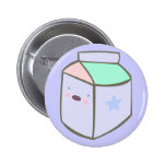 kawaii milk carton cute friend buttons