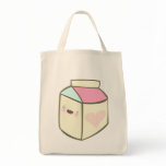 kawaii milk carton happy drink bags