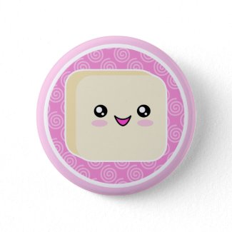 Kawaii Mochi Cake Button Badge button