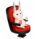 Kawaii movie theater bunny rabbit t-shirts