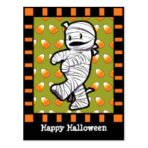 Kawaii Mummy Postcard