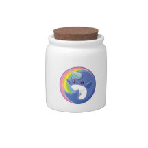 Kawaii Narwhal Candy Jar