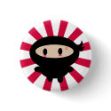Kawaii Ninja Button by aikiri Kawaii Ninja Button