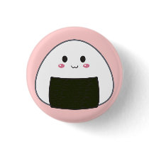 Kawaii "Onigiri" Rice Ball buttons