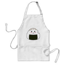 Kawaii "Onigiri" Rice Ball with Bitemark Apron