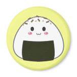 Kawaii "Onigiri" Rice Ball with Toppings magnets