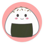Kawaii "Onigiri" Rice Ball with Toppings Sticker