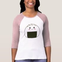 Kawaii "Onigiri" Rice Ball with Toppings t-shirts