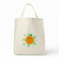 Kawaii Orange Tote Bag