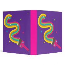 Kawaii Paint Brush Avery Binder