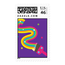 Kawaii Paint Brush Postage