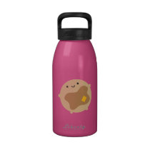 Kawaii Pancake water bottles