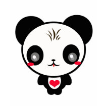 Kawaii Panda Bear t-shirts