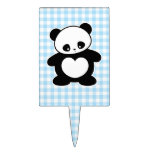 Kawaii panda cake topper