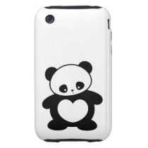 Kawaii panda iphone 3 tough cases