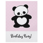 Kawaii panda flyers
