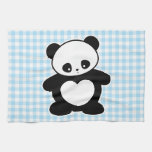 Kawaii panda hand towel
