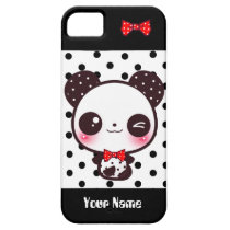 Kawaii Panda - Personalized iPhone 5 Cases