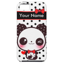 Kawaii Panda - Personalized iPhone 5 Cover