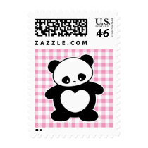 Kawaii panda stamp