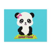 Kawaii Panda Postcard