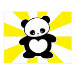 Kawaii panda postcards