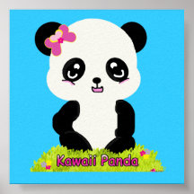 Kawaii Panda Print