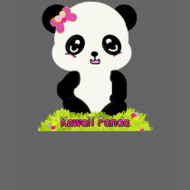 Kawaii Panda Ringer Tee t-shirts