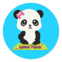 Kawaii Panda Sticker by aikiri Kawaii Panda Sticker
