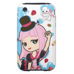 Kawaii Penelope the Gothic Lolita Chibi iPhone 3 casemate cases