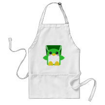 Kawaii Penguin Bride Of Frankenstein Aprons