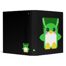 Kawaii Penguin Bride Of Frankenstein binders