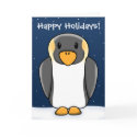 Kawaii Penguin Christmas Card by ZoologicallyInclined Kawaii Penguin Christmas Card