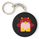 Kawaii Penguin Devil Halloween keychains