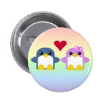 kawaii penguin love sweety tweety buttons