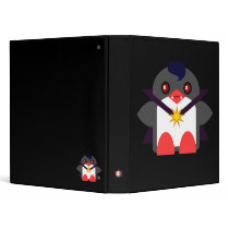 Kawaii Penguin Vampire binders by kawaiifiveo Kawaii Penguin Vampire binders