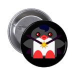 Kawaii Penguin Vampire buttons