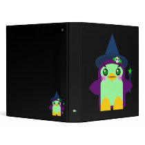 Kawaii Penguin Witch binders