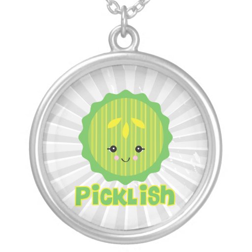 kawaii picklish pickle slice custom jewelry