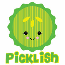 kawaii picklish pickle slice cut outs