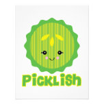 kawaii picklish pickle slice personalized announcement