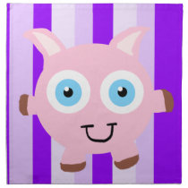 Kawaii Pig Critter American MoJo Napkin napkins